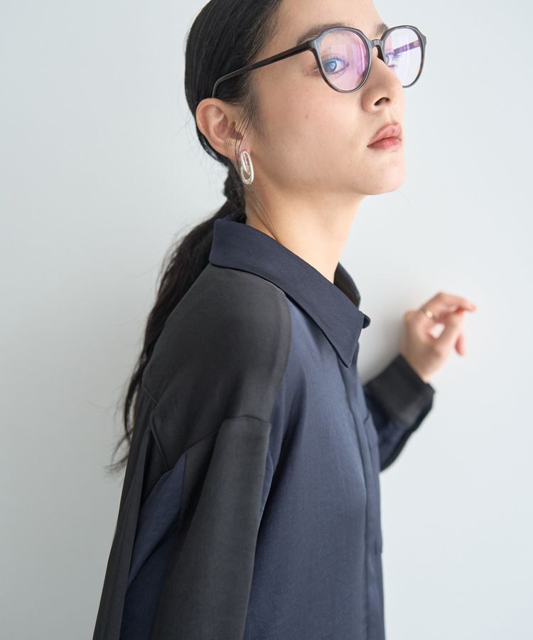 Editt by YECCA VECCA「ヴィンテージサテンシャツワンピース」|ワンピース|