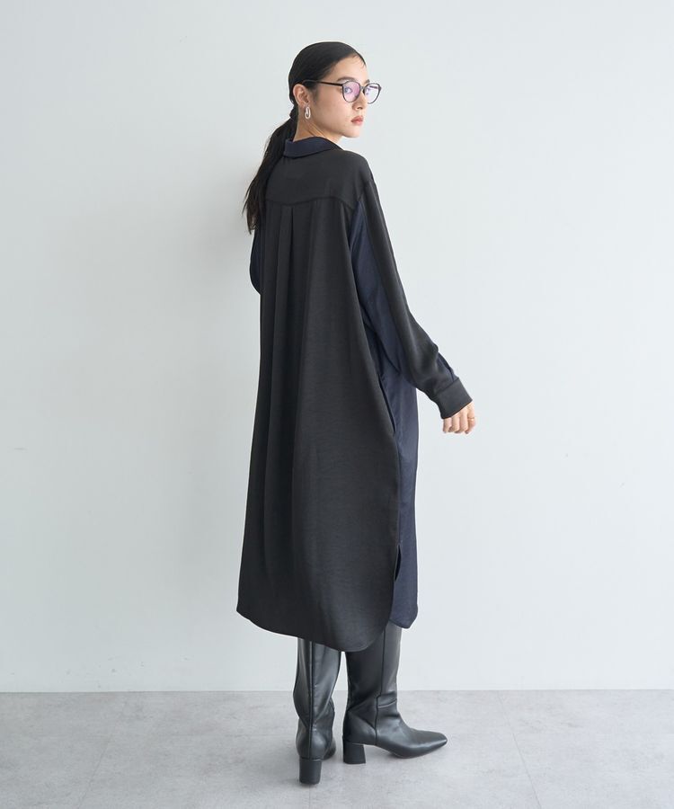 Editt by YECCA VECCA「ヴィンテージサテンシャツワンピース」|ワンピース|