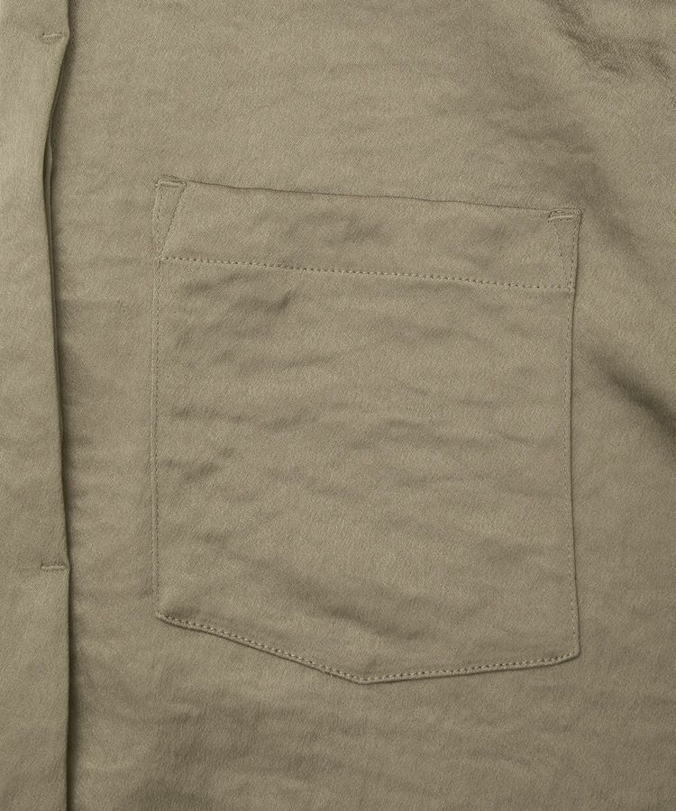 Editt by YECCA VECCA「ヴィンテージサテンシャツワンピース」|ワンピース|