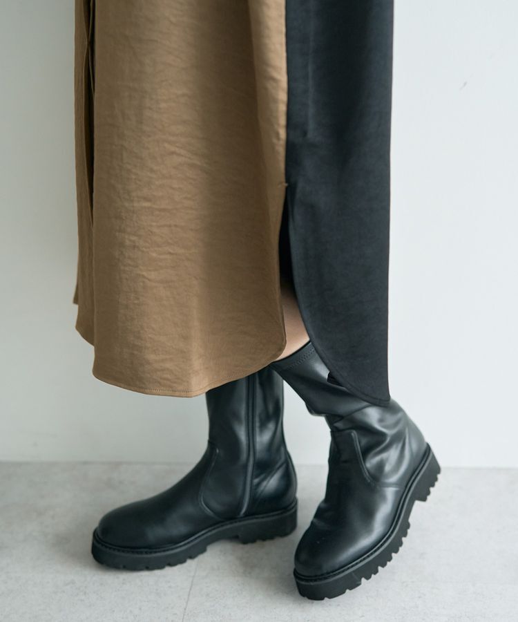 Editt by YECCA VECCA「ヴィンテージサテンシャツワンピース」|ワンピース|