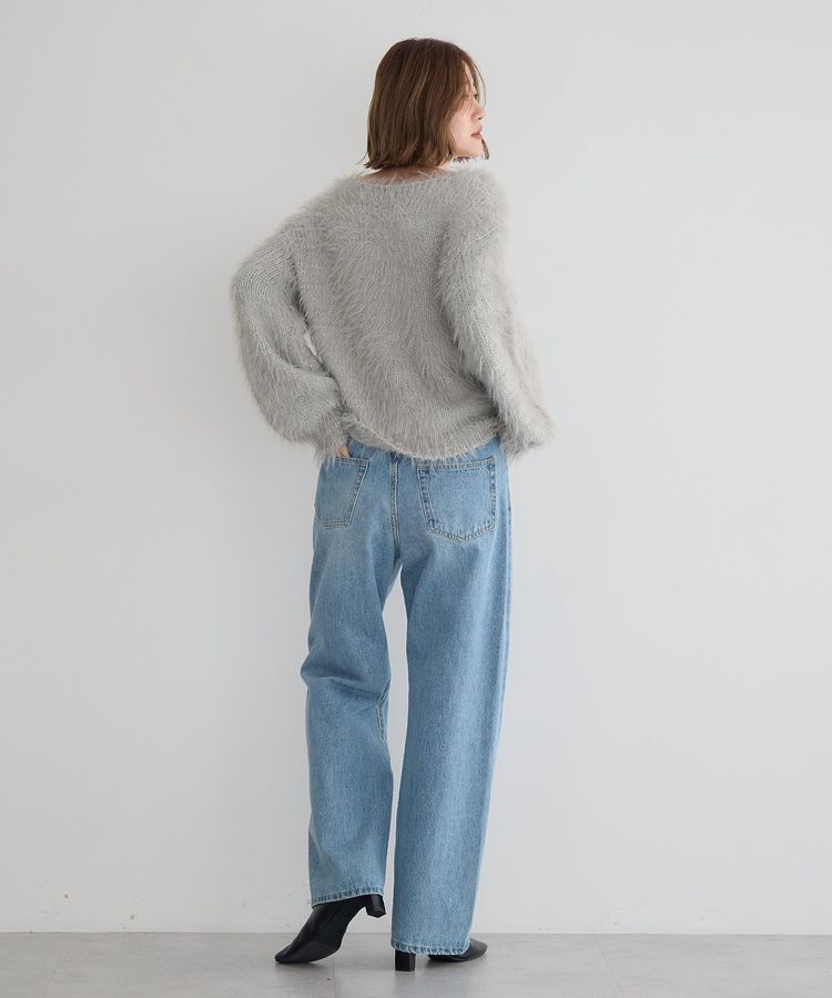 Editt by YECCA VECCA「フェザーMIXロービングニット」|ニット・セーター|