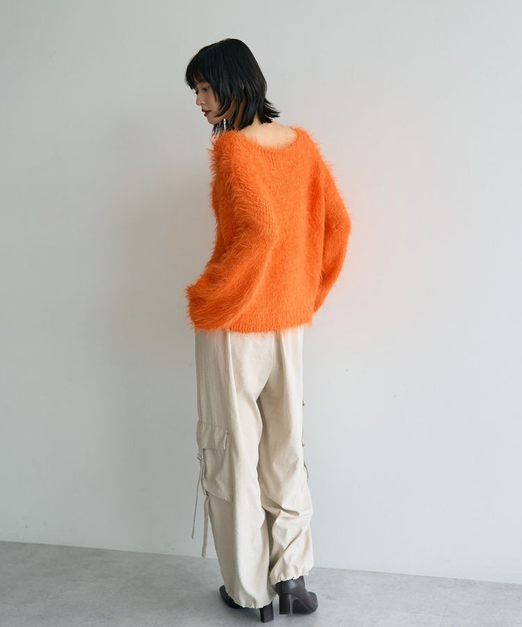 Editt by YECCA VECCA「フェザーMIXロービングニット」|ニット・セーター|