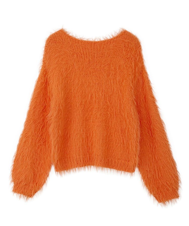 Editt by YECCA VECCA「フェザーMIXロービングニット」|ニット・セーター|