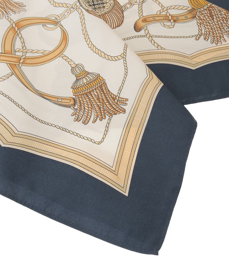 YECCA VECCA「タッセル柄スカーフ」|バンダナ・スカーフ|