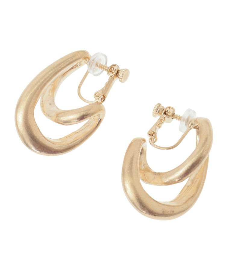 YECCA VECCA「クロスフープイヤリング」|イヤリング|