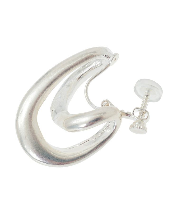 YECCA VECCA「クロスフープイヤリング」|イヤリング|