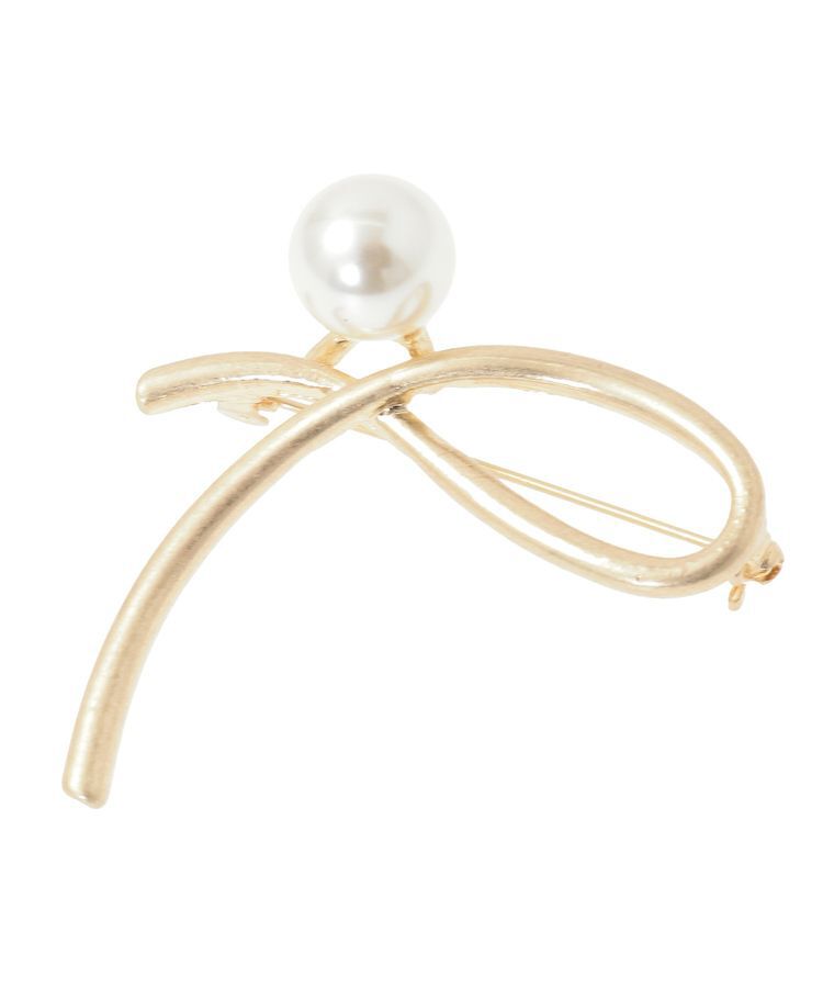 YECCA VECCA「ニュアンスラインパールブローチ」|その他|