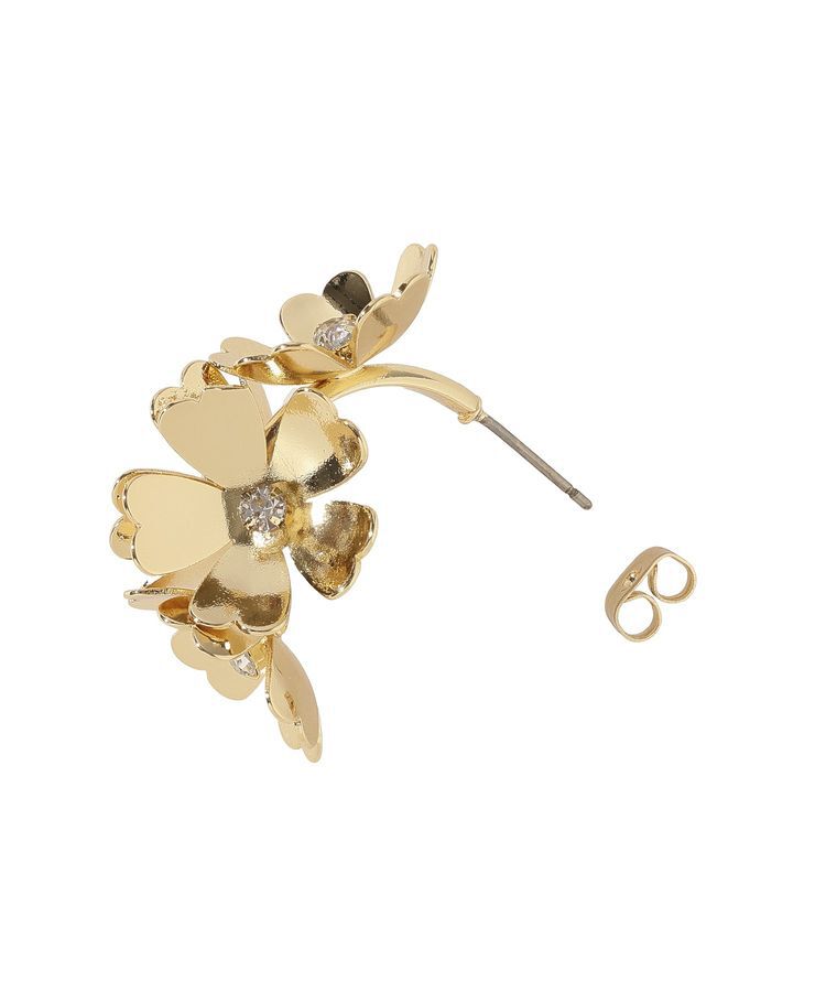 YECCA VECCA「メタルフラワーピアス」|ピアス|