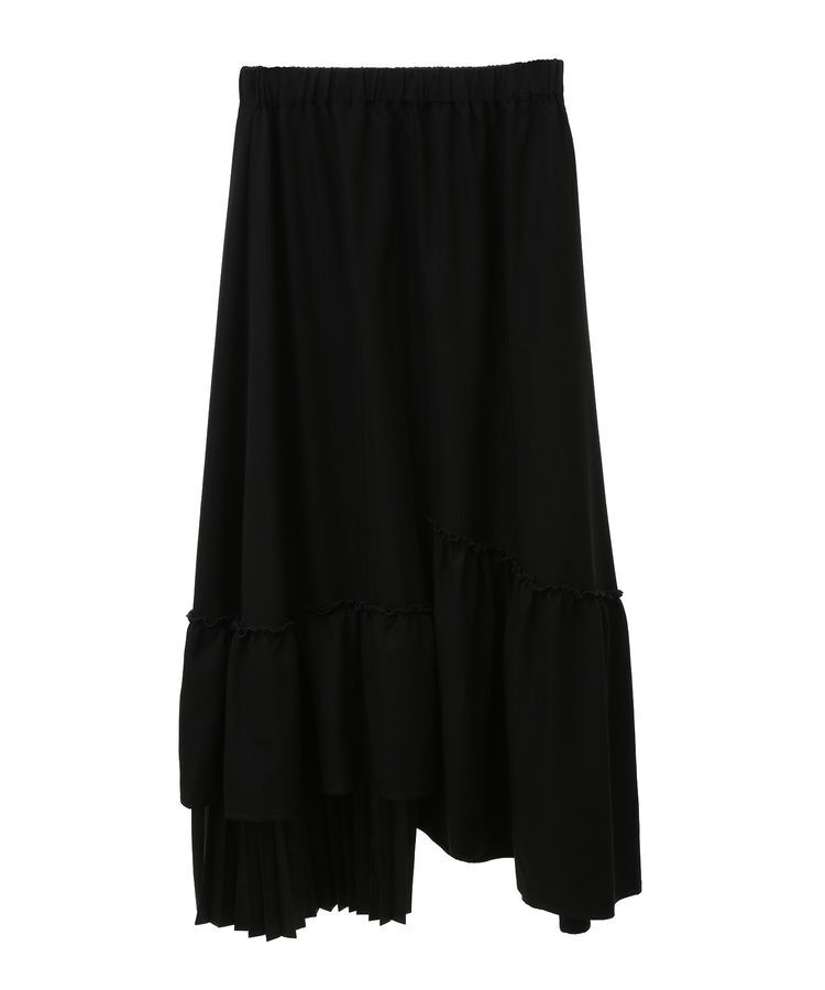 GARAGE OF GOOD CLOTHING「シフトヘムロングスカート」|フレア|