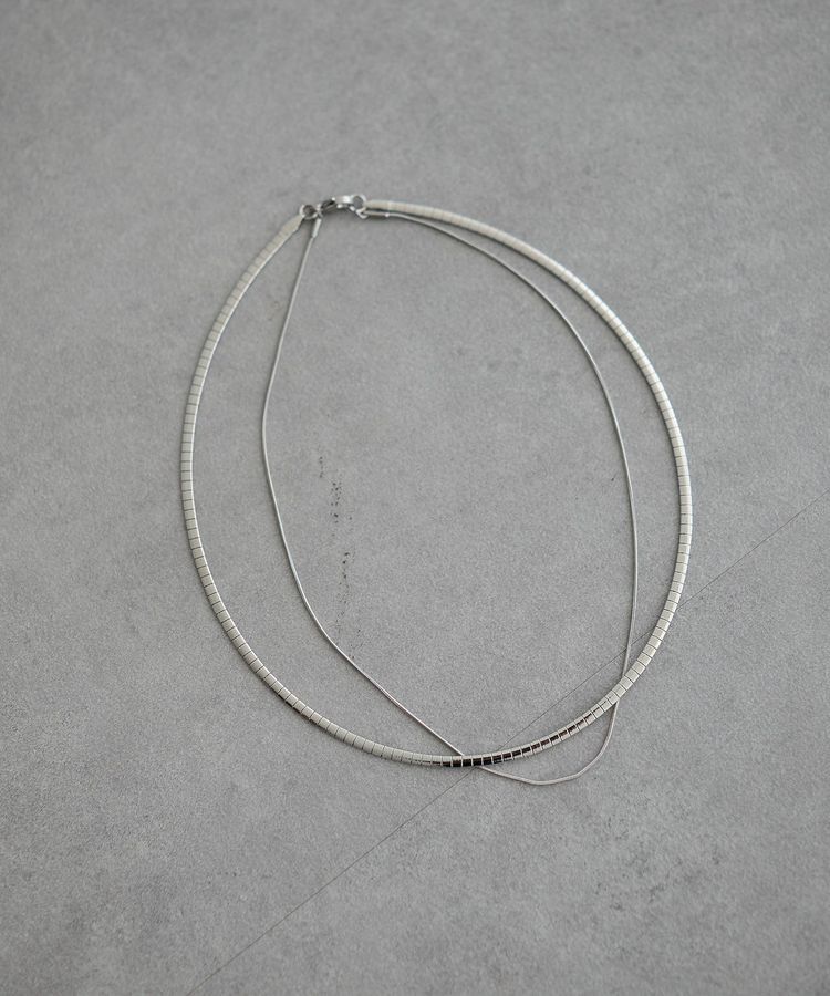GARAGE OF GOOD CLOTHING「STAINLESS2連チョーカー」|ネックレス|