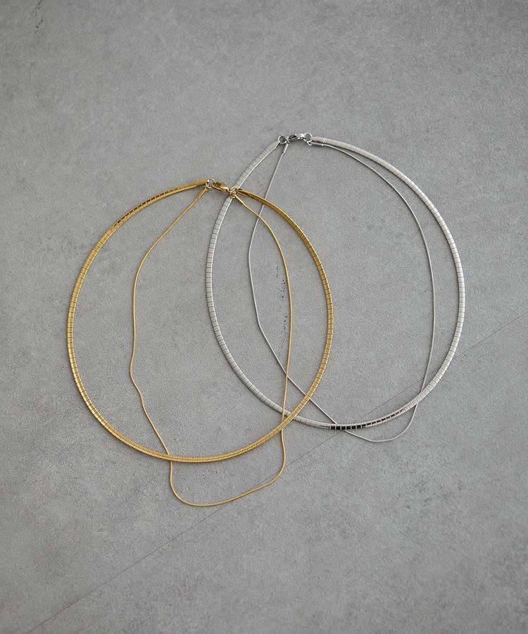 GARAGE OF GOOD CLOTHING「STAINLESS2連チョーカー」|ネックレス|
