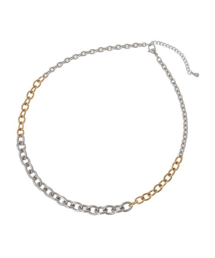 GARAGE OF GOOD CLOTHING「STAINLESSミックスチェーンショートネックレス」|ネックレス|