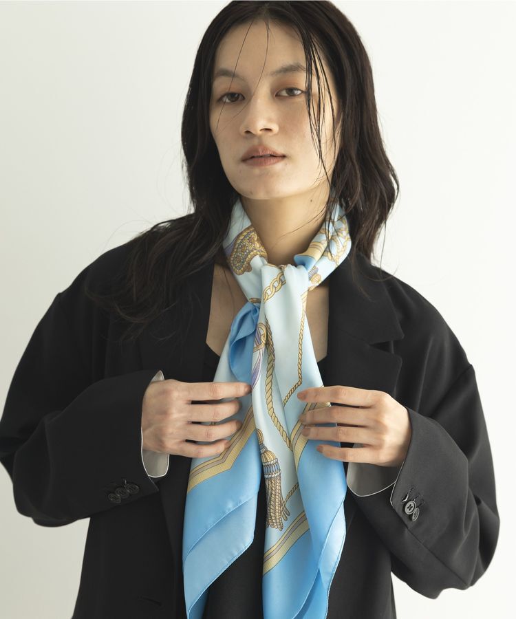 GARAGE OF GOOD CLOTHING「大判 チェーン柄スカーフ」|バンダナ・スカーフ|