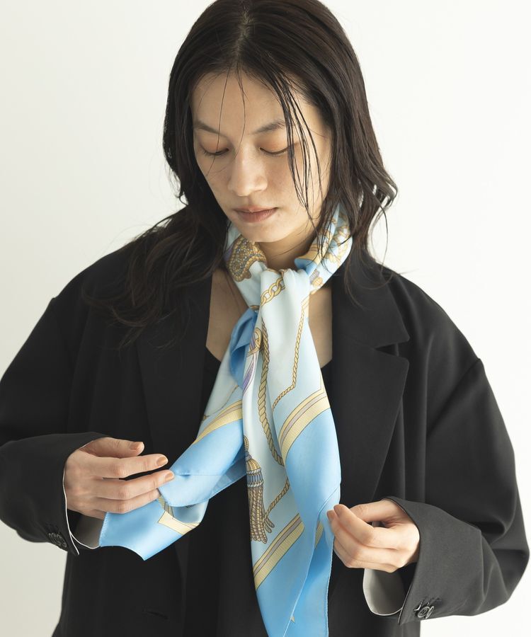 GARAGE OF GOOD CLOTHING「大判 チェーン柄スカーフ」|バンダナ・スカーフ|