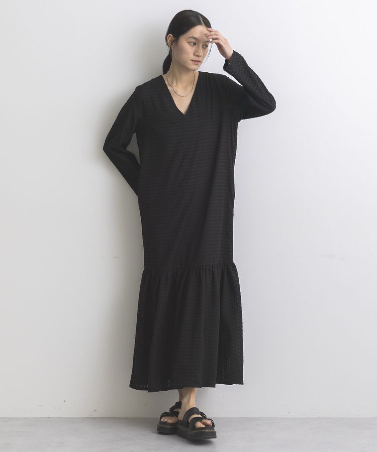 GARAGE OF GOOD CLOTHING「【TORRAZZO DONNA】Sheer JQ Dress」|ワンピース|