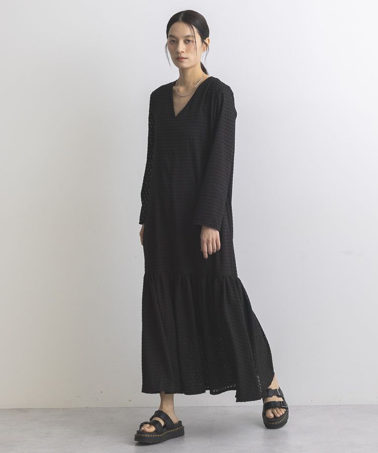 GARAGE OF GOOD CLOTHING「【TORRAZZO DONNA】Sheer JQ Dress」|ワンピース|