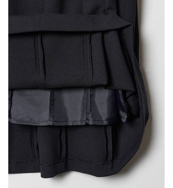 allureville「ダブルアムンゼンVネックタックワンピース」|ワンピース|