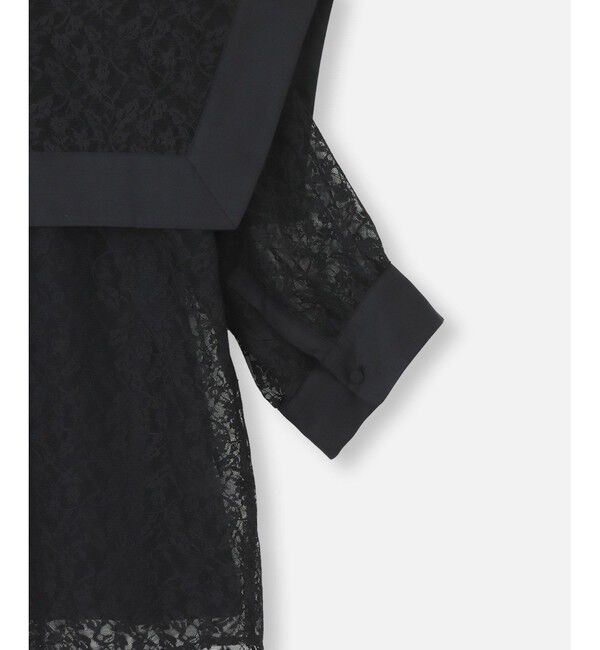 allureville「レーススクエアカラーブラウス」|シャツ・ブラウス|