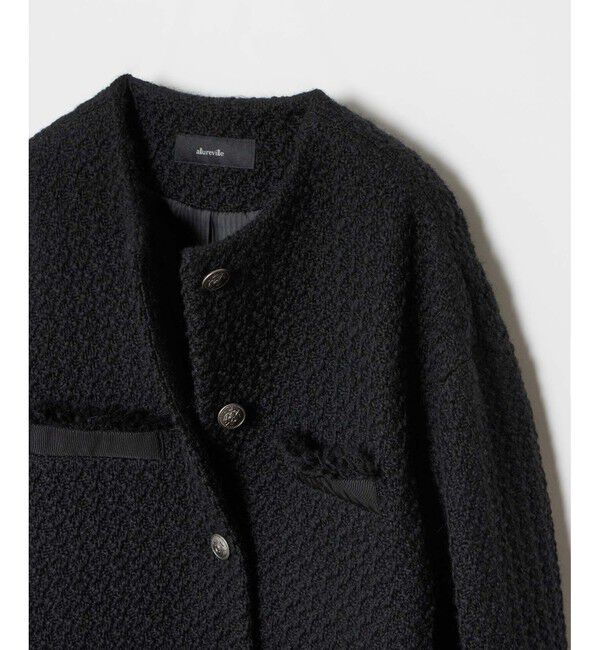 allureville「ロービングツイードクルーネックジャケット」|その他|