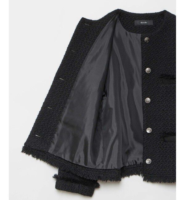 allureville「ロービングツイードクルーネックジャケット」|その他|