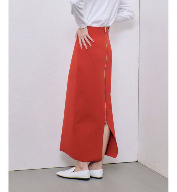 allureville「センタージップ2WAYニットスカート」|タイト|