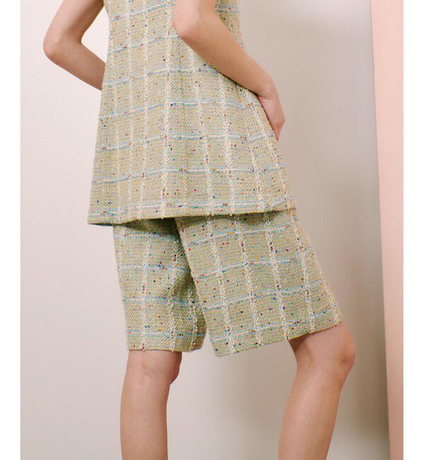 LOULOU WILLOUGHBY「【LOULOU WILLOUGHBY】LINTONツイードハーフパンツ」|その他|