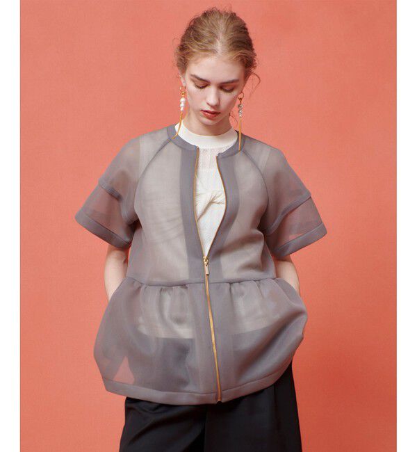 LOULOU WILLOUGHBY「【LOULOU WILLOUGHBY】ダブルラッセルブルゾン」|ブルゾン・スタジャン|