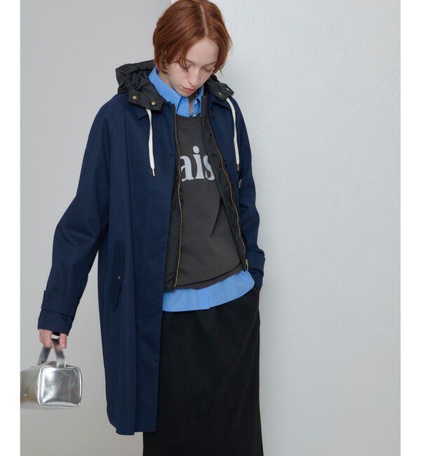 allureville「フードライナーステンコート」|ダッフルコート|