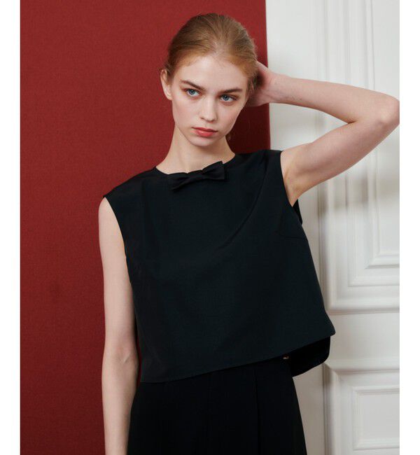 LOULOU WILLOUGHBY「【LOULOU WILLOUGHBY】サテンリボンブラウス」|シャツ・ブラウス|