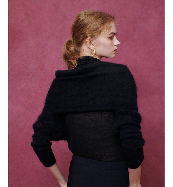 LOULOU WILLOUGHBY「【LOULOU WILLOUGHBY】クロスアームニット」|ストール|