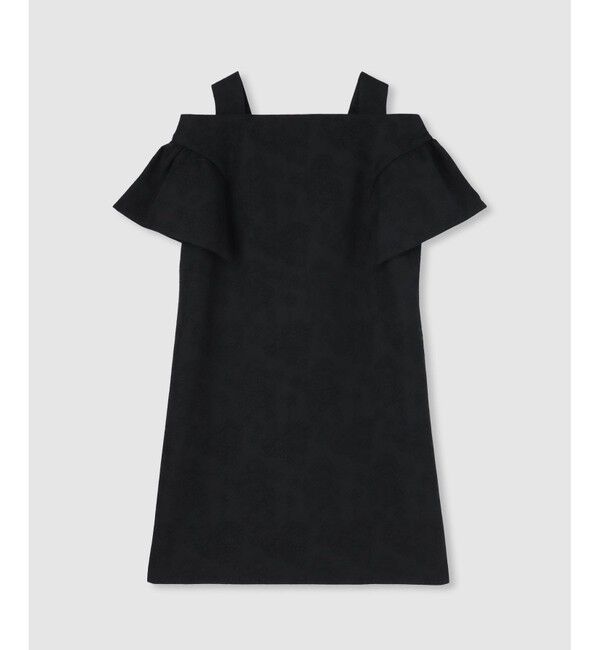 LOULOU WILLOUGHBY「【LOULOU WILLOUGHBY】フラワージャガードミニワンピース」|ワンピース|