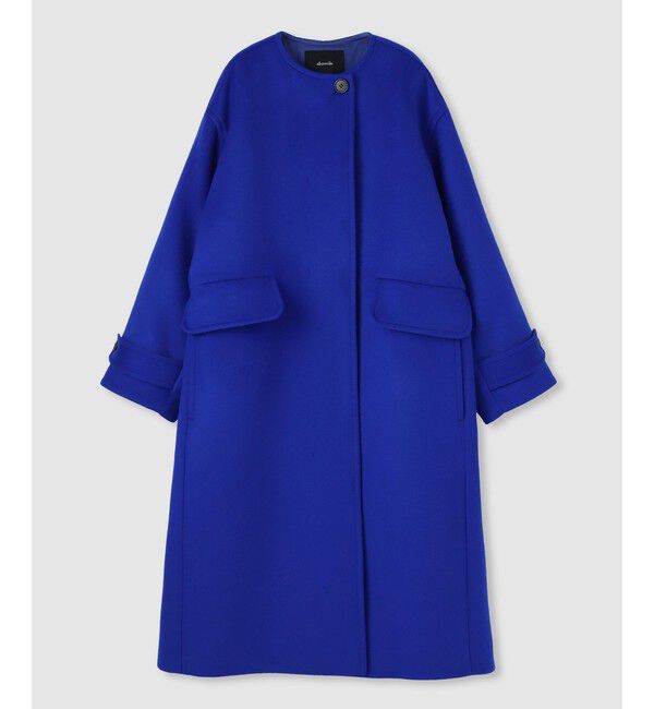 allureville「ノーカラーコクーンコート」|ダッフルコート|