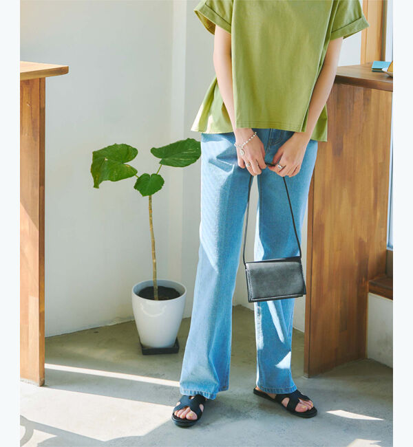 titivate「フラットスクエアサンダル」|サンダル|