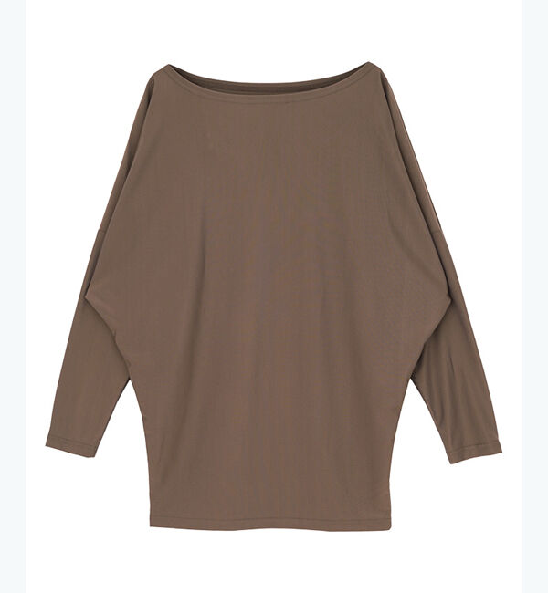 SEA DRESS「オーバーサイズドルマンラッシュガード」|ビキニトップス|ブラウン