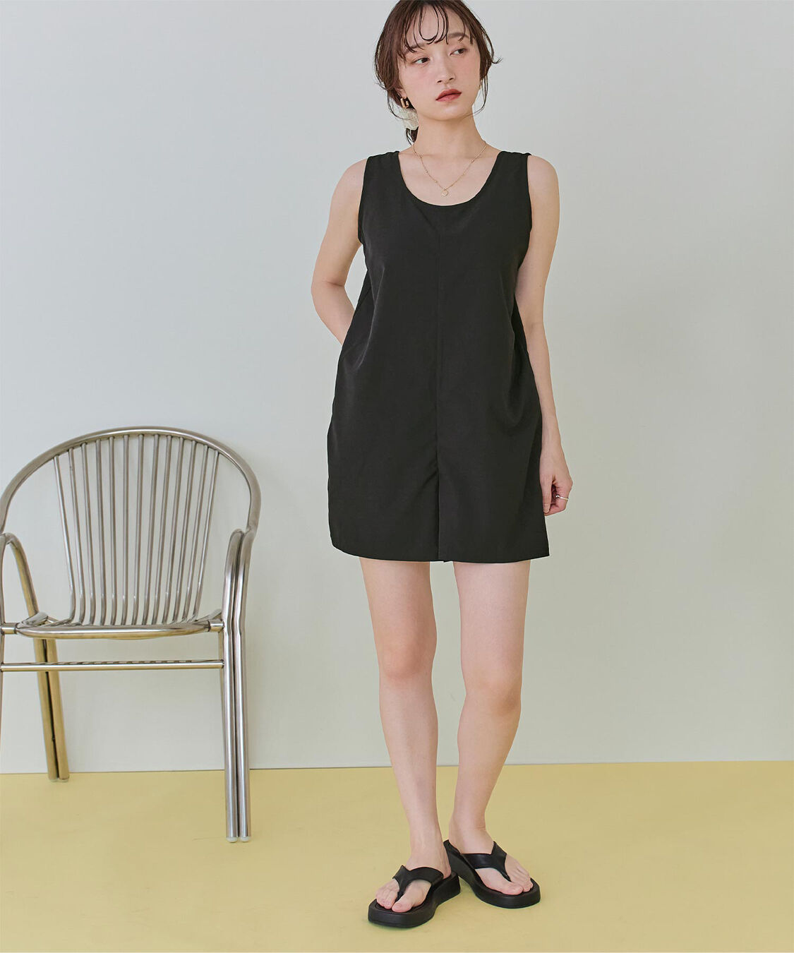 SEA DRESS「シンプルタンクトップオールインワン/水着」|コンビネゾン|