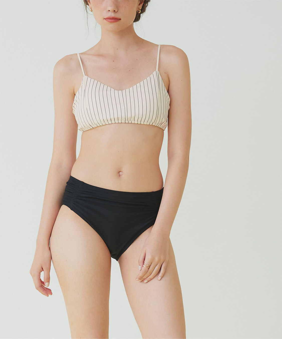 SEA DRESS「シンプルデザインストライプビキニ/水着」|ビキニ|