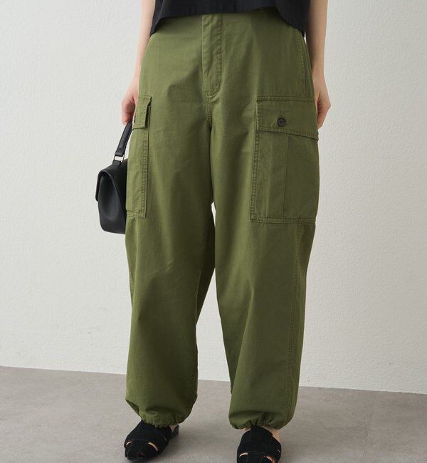  「バルーンシルエットカーゴパンツ」|その他|カーキ