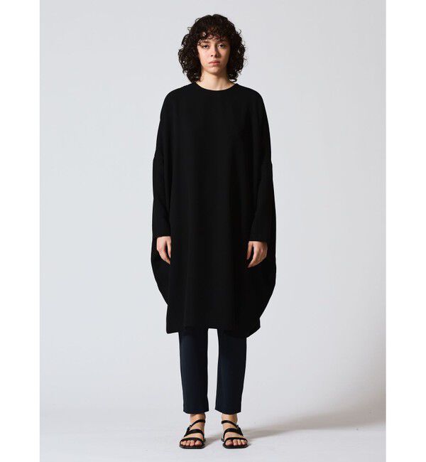 mizuiro ind「mizuiro ind コクーンワイドワンピース」|ワンピース|ブラック