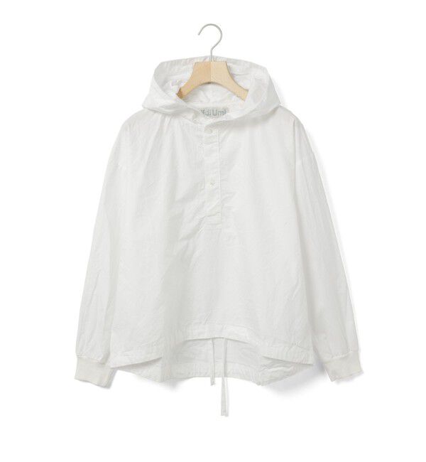 MidiUmi「MidiUmi フード付きプルオーバーシャツ」|シャツ・ブラウス|