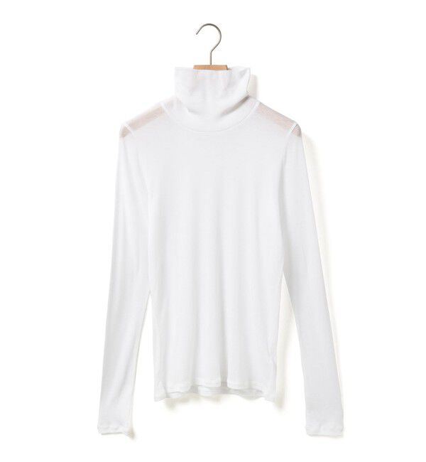 MARMARMAR「MARMARMAR シアータートルネックTシャツ」|Tシャツ・カットソー|ホワイト