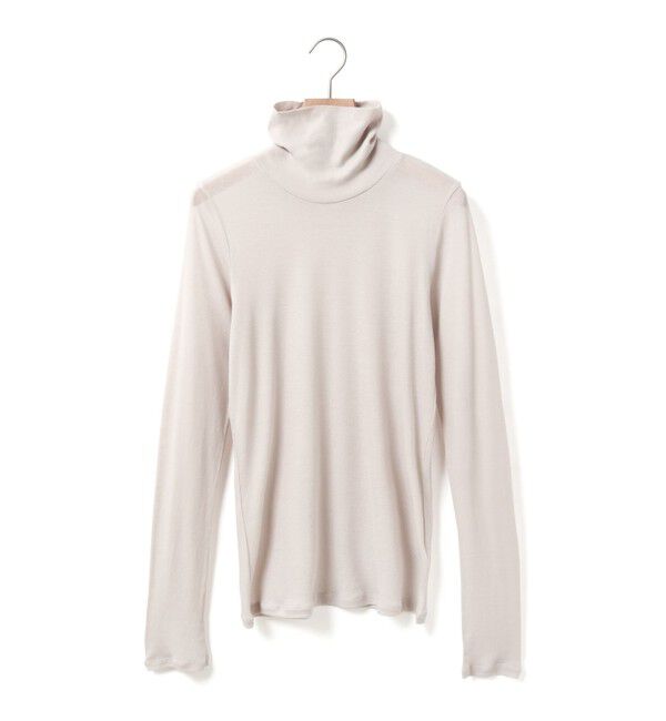 MARMARMAR「MARMARMAR シアータートルネックTシャツ」|Tシャツ・カットソー|ライトグレー