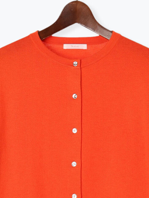 Te chichi「メタル釦クルーネックカーディガン」|カーディガン|