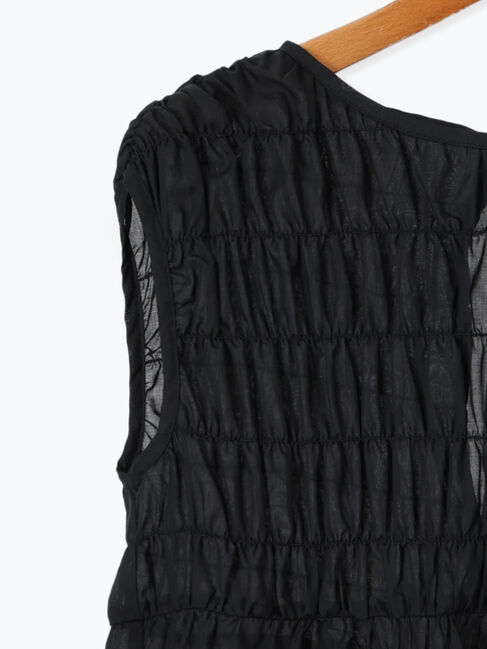 Lugnoncure「シャーリングティアードブラウス《2025summer catalog item》」|シャツ・ブラウス|