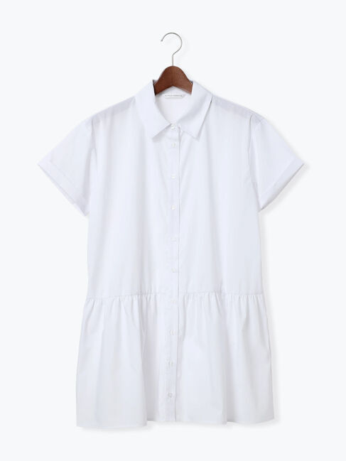 Te chichi TERRASSE「ティアード切り替えミニ丈ワンピース」|ワンピース|オフホワイト