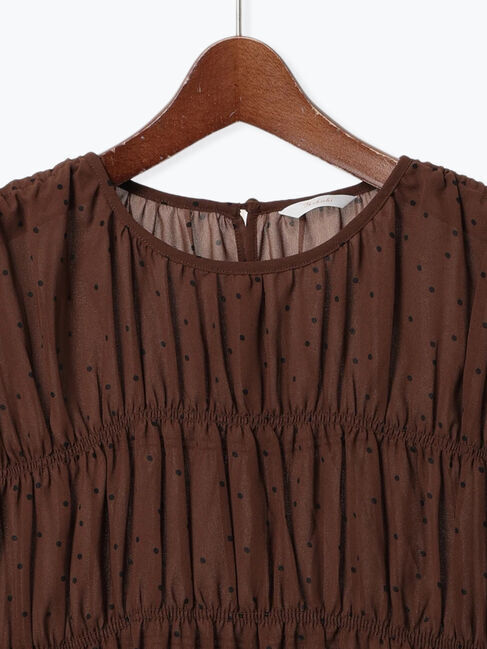 Te chichi「ドットシャーリングブラウス」|シャツ・ブラウス|