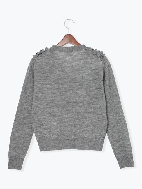 Te chichi「フリルVネックカーディガン」|カーディガン|