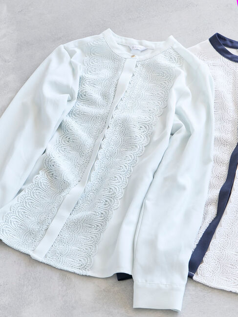 Te chichi「フロントレースブラウス」|シャツ・ブラウス|ミント