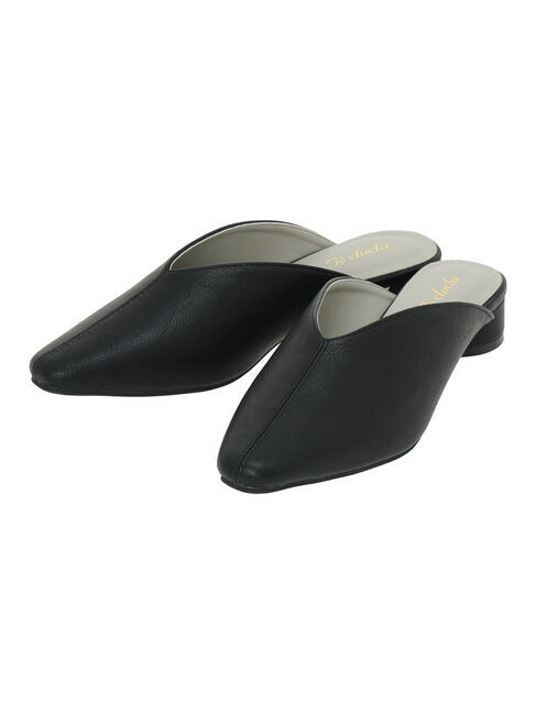 Te chichi「スリットカットミュール」|パンプス|ブラック