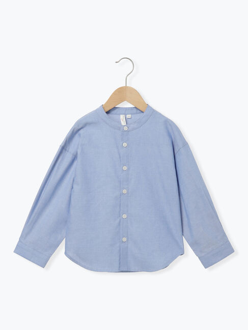 Samansa Mos2 Lagom「バンドカラーシャツ」|シャツ・ブラウス|