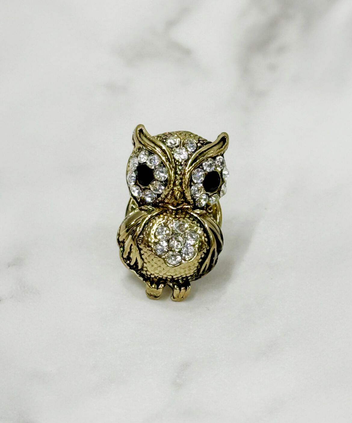 Maglie le cassetto「ふくろうブローチ」|ブローチ・コサージュ|